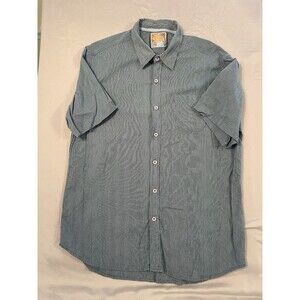 Margaritaville Shirt Mens L Black Striped It’s 5 O’clock Somewhere Jimmy Buffet